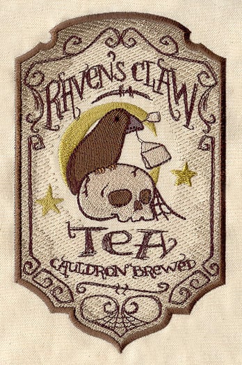 Raven's Claw Tea Embroidered Canvas Field Bag