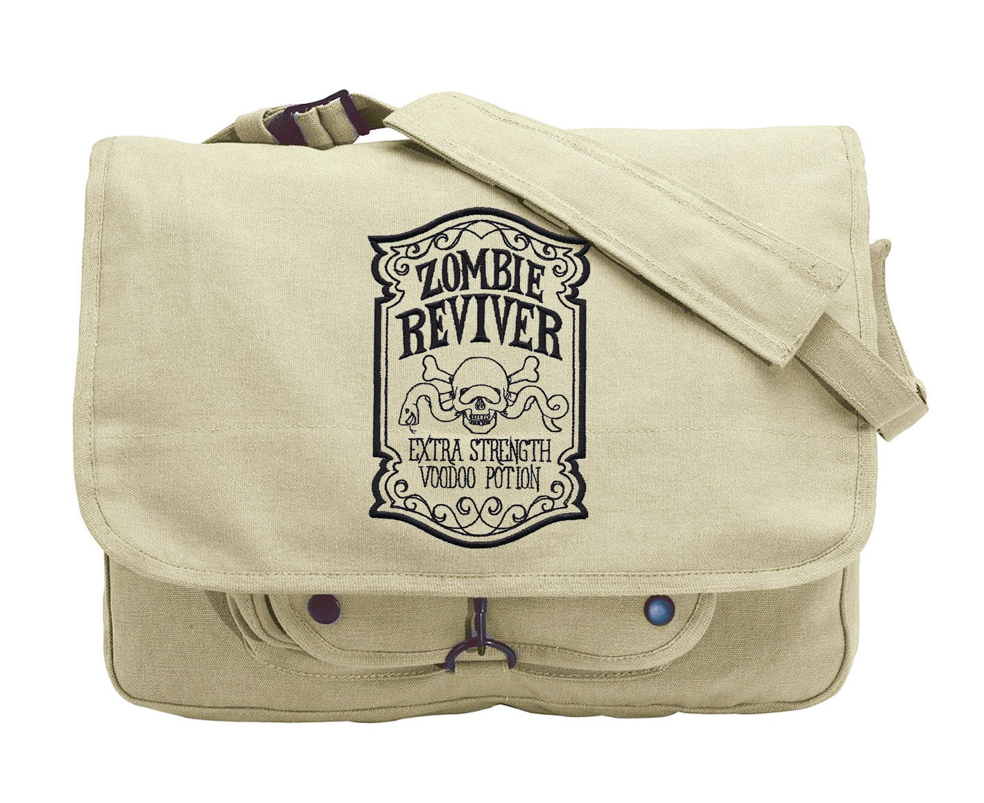 ApotheScary - Zombie Reviver Embroidered Canvas Messenger Bag
