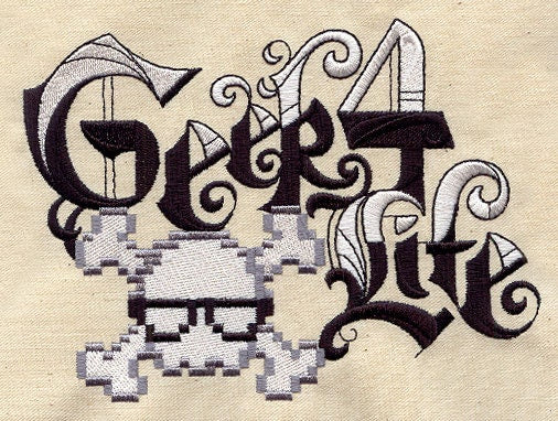 Geek 4 Life Embroidered Canvas Messenger Bag