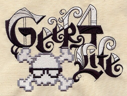 Geek 4 Life Embroidered Canvas Field Bag
