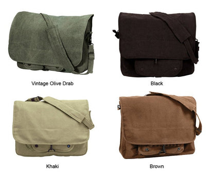 Geek 4 Life Embroidered Canvas Messenger Bag