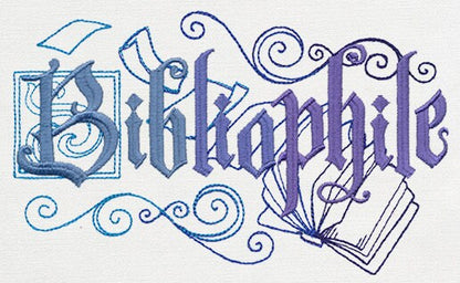 Booked Up - Bibliophile Embroidered Canvas Field Bag
