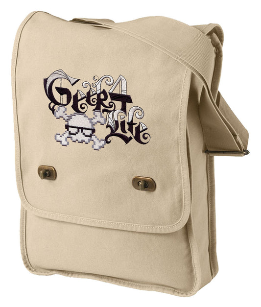 Geek 4 Life Embroidered Canvas Field Bag