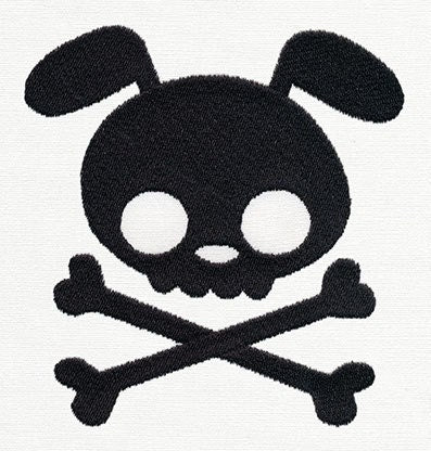 Punk Pup Embroidered Canvas Field bag