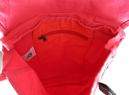 Dragon Bag, Dragon Field Bag, Dragon Messenger Bag, Dragon, Colorful Dragon, Green Dragon, Spectrum - Dragon Embroidered Canvas Field Bag