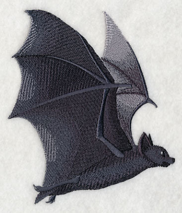 Flying Bat Embroidered Canvas Field Bag
