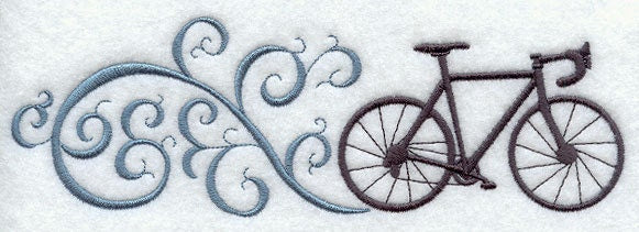 Bike Bag, Bicycle Messenger Bag, Race Bik Bag, Fancy Bike Embroidered Canvas Messenger Bag